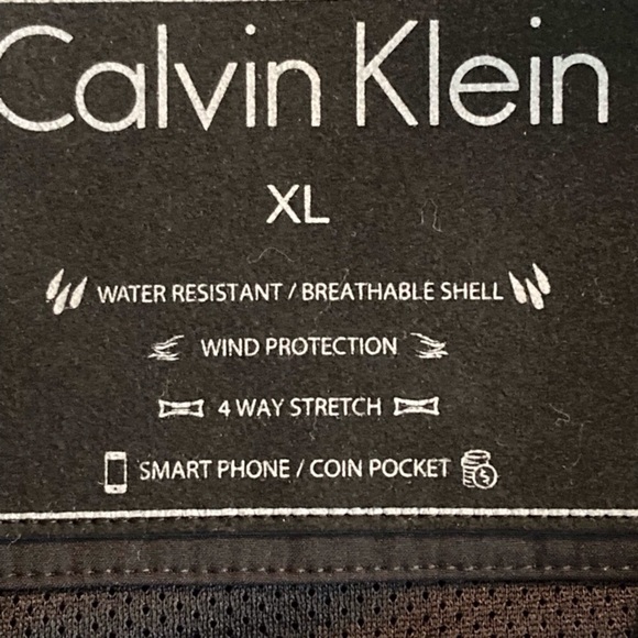 Calvin Klein Weather Resistant Men’s Black Jacket Size XL - Picture 11 of 12